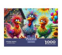 Bird 1000 Pieces Premium Jigsaw Animal Age 14+ for Adults Quirky, Abstract Design, Home Decoration, Educational, Challenging Puzzle Games 70x50cm/1000pcs