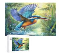 Bird 1000Pc Jigsaw Puzzles Adults Children Pet Bird Jigsaws Post-Exam Relaxation Challenging Design Great Gift Students Stress Reliever 1000 PCS