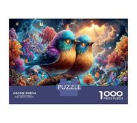 Bird 1000Pieces JigsawPuzzleBird Cosmic ForAdult Colourful Brainteasing Age12+byth Challenging The Impossible Difficult Game Uncover The Puzzle 38x26cm/1000pcs
