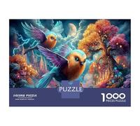 Bird 1000Pieces JigsawPuzzlesBlack Cat Cosmic KidsforAdult Challenging Brainteasing Age12+byth Challenging The Impossible Difficult Game Uncover The Puzzle 70x50cm/1000pcs