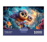 Bird 1000Pieces JigsawPuzzlesOwls Cosmic ForAdult Challenging LargePiecePuzzles Age12+byth Challenging The Impossible Difficult Game Uncover The Puzzle 38x26cm/1000pcs