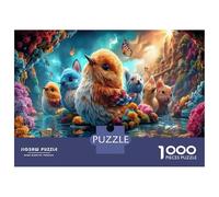Bird 1000Piecess JigsawPuzzlePhoenix Castle KidsforAdult Colourful Brainteasing Age12+byth ThemeFlowersandBirds Uncover The Puzzle 38x26cm/1000pcs