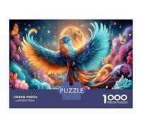 Bird 1000Piecess JigsawPuzzlePhoenix Clouds KidsforAdult Colourful Brainteasing Age12+byth Challenging The Impossible Difficult Game Brainteasing Adults Jigsaw Puzzle 38x26cm/1000pcs