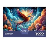 Bird 1000Piecess JigsawPuzzlesPhoenix Clouds KidsforAdult Challenging LargePiecePuzzles Age12+byth EducationalGame Uncover The Puzzle 52x38cm/1000pcs