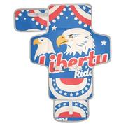 Bird 4th of July Independence Day Liberty Ride Blue Red Reusable Changing pad Covers with Tissue Pocket Diaper Changing pad Portable for Moms, Dads cambiador de pa?ales para Bebes