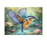Bird 500-piece Jigsaw Puzzle Bundle Wild Animals Pet Birds Family Puzzle Lovers Brain Training Mindful Activity Spring Paperboard Creativity & Gift Giving 500 PCS