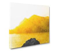 Bird Above the Channel Islands Canvas Print | Gallery Wrapped 30mm Frame Wall Art | 14x14 inches | Ready to Hang | Modern Animals Picture | Living Room Bedroom Lounge Office