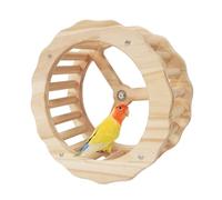 Bird Activity Spinner - Avian wooden toyyy, Cognitive Enrichment Wheel, Cage Play Apparatus | Parakeet parrott Conure budgiee Cockatiel For Engagement Pet Fun Exercise Entertainment Amusement Challeng