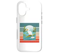 Bird alligator harmony peaceful coexistence humor nature Case for iPhone 17