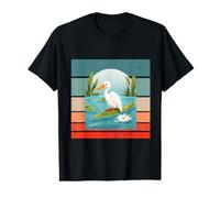 Bird Alligator Harmony Peaceful Coexistence Humor Nature Value Graphic T-Shirt