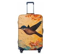 Bird Amongst Autumn Leaves Travel Luggage Covers - Elasticity Suitcase Covers Protector for Luggage 18-32 Inch
