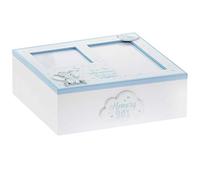 Bird and Ellie Baby Wooden Keepsake Box Gift - Boy