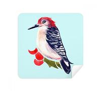Bird Animal Magpie Redhead Glasses Cleaning Cloth Phone Screen Cleaner Suede Fabric 2pcs