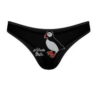 Bird Atlantic Puffin Women's Thongs Low Rise Stretch Bikini Panties Sexy Soft Underwear