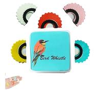 Bird Attracting Chirping Toy, 5PCS Colors Bird Whistle, Realistic Interactive Wacky Warbling Pet Call Whistle, Oral Stunts Tricks Gag Tweeting Noisemaker Toys, Caller Tongue (1set)