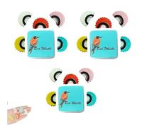 Bird Attracting Chirping Toy, 5PCS Colors Bird Whistle, Realistic Interactive Wacky Warbling Pet Call Whistle, Oral Stunts Tricks Gag Tweeting Noisemaker Toys, Caller Tongue (3set)