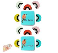 Bird Attracting Chirping Toy, 5PCS Colors Bird Whistle, Realistic Interactive Wacky Warbling Pet Call Whistle, Oral Stunts Tricks Gag Tweeting Noisemaker Toys, Caller Tongue (2set)