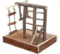 Trixie Bird Bark Wood Playground Toy - 28 x 25 x 22 cm