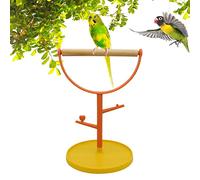 Bird Bass Rack - Parakeets Stand,Tabletop Portable Bite Resistant for Lovebirds, Parakeets, Cockatiel Tumotsit
