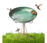 Bird Bath - Bird Bass with Water Plate, Weatherproof Outdoor Bath Bowl, Ornamental Bird Water Dishes, Perfect for Patios and Backyards, Garden Accessories That Enjoy a Quiet Time to Birds A