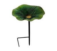 Bird Bath - Bird Bath Stand with Food Bowl - Decorative Waterproof Feeding Station Garden Decoration Aesthetic for Patio and Garden