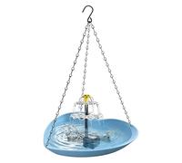 Bird Bath Bowl, Weather-Resistant Pet Bathtub, Birdbath with Solar Fountain Pump, for Ponds, Pool, Patio, Lawn, Yard, Macaws, Sparrow, Parakeet, Conures, Cockatiels