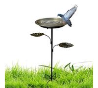 Bird Bath Bowl, Weatherproof Decorative Feeding Basin, Large Holder for Bird Bath - for Parakeet Monk Aviary Pond Stable Food Parrots Garden Home Yard Landscape
