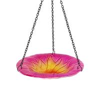 Bird Bath Bowl Weatherproof Flower 8 Inches