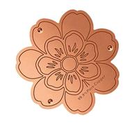 Bird Bath Copper - 3 Point Support Cleaning Plate | Water Purification Plate | for Outdoor Garden Backyard Patio Lawn Concrete Stone Ceramic Heated Solar System Wildlife Birds