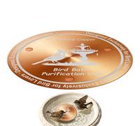 Bird Bath Copper Disc Natural Cleaning Accessory for the Garden