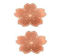 Bird Bath Copper Disk | 2 Pieces Copper Bird Bath Disk | Physical Safe Birds Waters Baths Cleaning Purification Disc Tray Feeder Bowl | Feeder Accessories For Water Bowl Outdoor Garden
