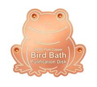 Bird Bath Copper Disk Copper All-Season Safe Animal Shaped