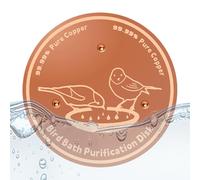 Bird Bath Copper Disk Safe Triple Point Support Universal Fit