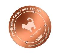 Bird Bath Copper Disk | Solid Copper Feeding Tray 10 Cm | Bird Water Dish | for Finch Parrot Monk Aviary Pets Backyard Courtyard Lawn Patio Landscape Park Outdoor Decor Use Areas