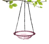 Bird Bath Feeder - Bird Bath | Heavy-Duty Decorative Water Station Robust Metal Water Collecting Station Decorative for Balcony Deck Patio Apartment Window Wildlife Animal Photography