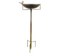 Bird Bath Feeder | Metal Bird Bath Anti-Rust for Garden | Bird Bath Feeding Station to Attract Wildlife, Bees Parrot parakety parakeety