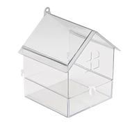 Bird Bath for Cage - Bird Cage Bath, Acrylic Bird Bath Shower Box, Bowl Cage Accessories without Leakage Bathtub for Small Pets, Bird Cage Accessories for Budgies Finches Budgies Canary