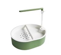 Bird Bath For Cage - Large Bird Shower Fountain Indoor Bathtub With Running Water | USB Powered Automatic Tub With 250L/H Water Pump | For Owners Parakeet Finch Cockatiel Conure Lovebird Indoor Cage R
