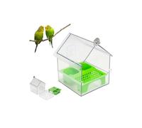 Bird Bath for Cage,No Mess Parrot Feeder,Anti Spill Bird Feeders,Parrot Feeder Seed Catcher Tray Cage,Seed Container Food Feeders,Decorative Birds Bath Tub Easy to Fill