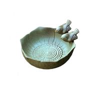 Bird Bath For Garden, Ceramic Bird Feeders, Drinker Seed Bowl for Outdoor Gardens, Bird Pool for Wild Birds, Water Bath for Garden Patio Balcony