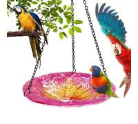 Bird Bath For Outdoor - 20 Centimeters Flower Shape,Decorative Bird Baths - For Outdoor Nature Backyard Balcony Garden Patio Lawn Animal Life