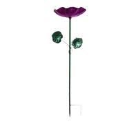 Bird Bath for Outdoor Use, Iron Vintage Flower Feeder, Metal Bird Bath - for Feeding in the Home Garden, Backyard Area, Courtyard, Landscaping, Park, Outdoor Use for Monk Sit