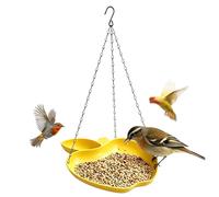 Bird Bath for Outdoor Use, Weather-Resistant, Decorative and Durable, 2-in-1 Bath and Feeding Bowl, for the Garden, Yard, Balcony, Patio, Laws, Macaw, Sparrows and Budgies