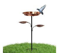Bird Bath for Outdoors, Vintage Waterer Stable and Weather-resistant | Metal Holder for Bird Bath, for Aviary Finches Parakeets Monks Garden Home Yard Landscaping