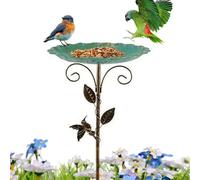 Bird Bath for Outside 30 inch Height Decorative Water Feeder Bowl
