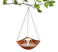 Bird Bath for Outside,Suspending Water Feeder Tray with Solar Pump - Bird Bath Fountain,for Tree Park Farm Lawn Backyard Garden Outdoor