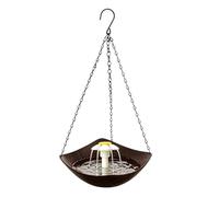 Bird Bath for Outside Suspending Water Feeder with Solar Pump