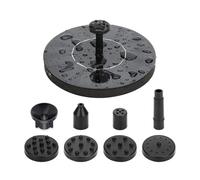 Bird Bath Fountain - Eco Solar Pump, Compact Sprayer Kit, Garden Water Circulator | Rechargeable Panel System Feature, Fish Pond Spray Attachment, Automatic Floating Design for Outdoor Decor Habit