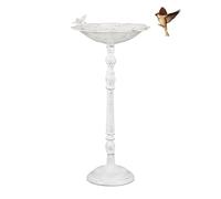 Bird bath Freestanding Water Bowl Vintage 9 kg Decorative Bird Feeder Cast Iron