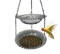 Bird Bath - Outdoor Bird Bath for Yard, Standing Feeder Bowl | Rustic Pedestal Water Fountain, Stable Weatherproof Design, Garden Spa Station, Wildlife Attraction for Backyard, Eco-Friendly